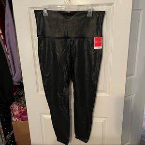 Spanx Leather Leggings